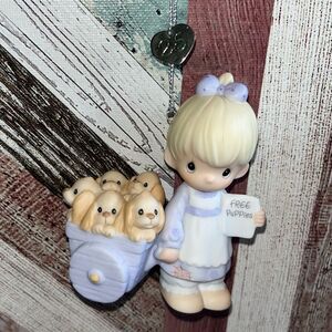 Precious Moments God Loveth a Cheerful Giver 25th Anniversary Ornament EUC RARE